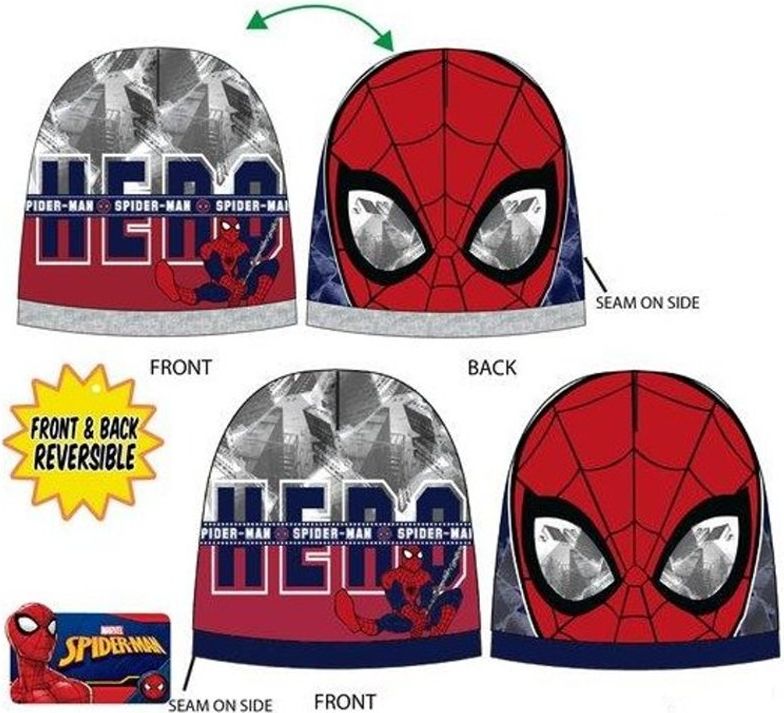 SunCity · Dětská / chlapecká teplá čepice Spider-man - MARVEL - motiv Hero 54 Černá - obrázek 4
