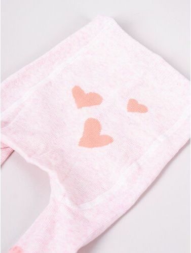 Yo Punčocháče Pink Flowers s protiskluzem - obrázek 2
