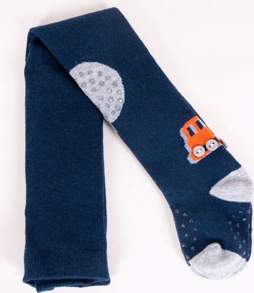 Yo Punčocháče Dark Blue Car s protiskluzem - obrázek 1