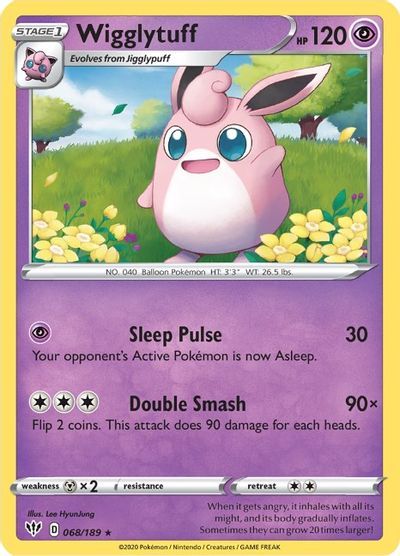 Wigglytuff (P-PURPLE) /POKEMON - Darkness Ablaze - obrázek 1