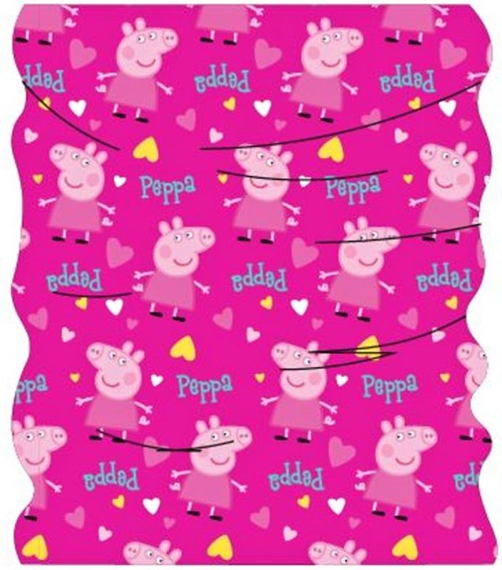 E plus M · Dívčí multifunkční šátek Prasátko Peppa - obrázek 1