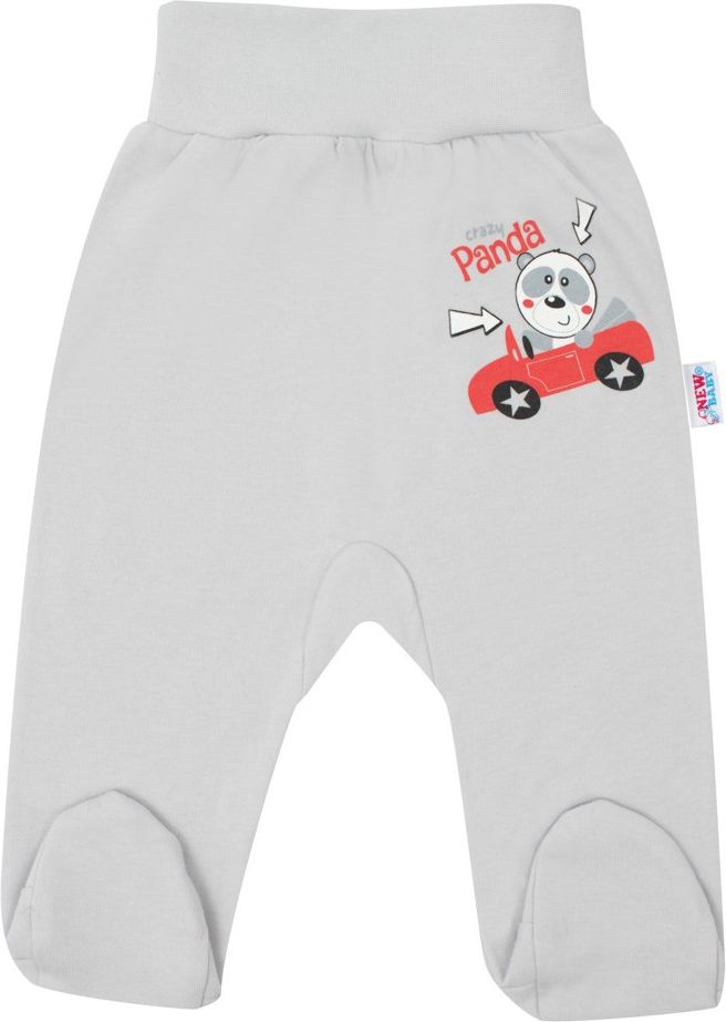 Dětské polodupačky New Baby Crazy Panda 56 (0-3m) - obrázek 1