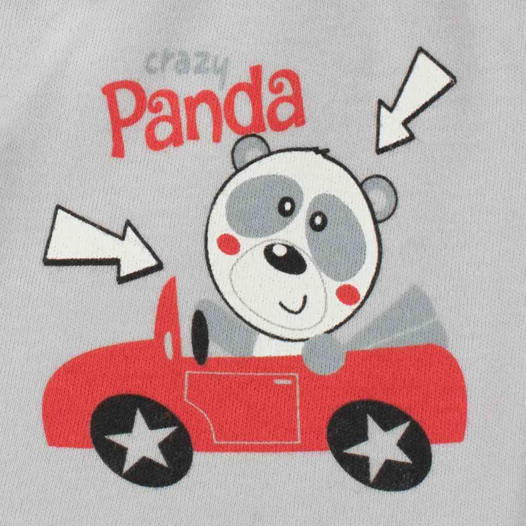 Dětské polodupačky New Baby Crazy Panda 56 (0-3m) - obrázek 2