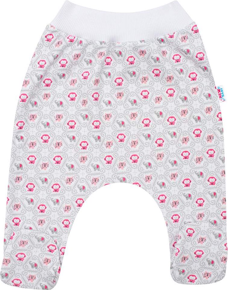 3-dílná bavlněná kojenecká souprava New Baby Kiddy bílo-růžová 56 (0-3m) - obrázek 3