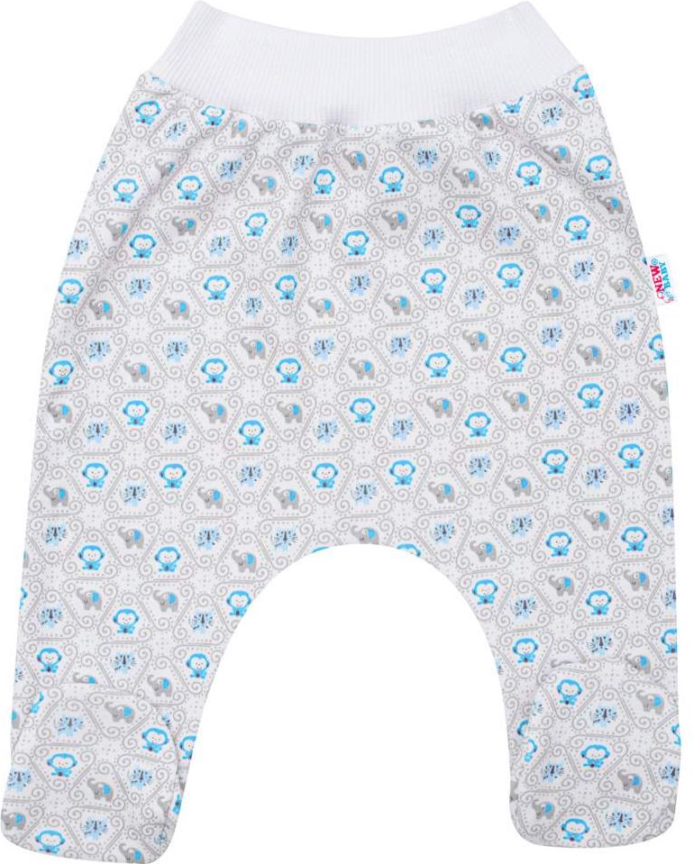 3-dílná bavlněná kojenecká souprava New Baby Kiddy bílo-modrá 68 (4-6m) - obrázek 3