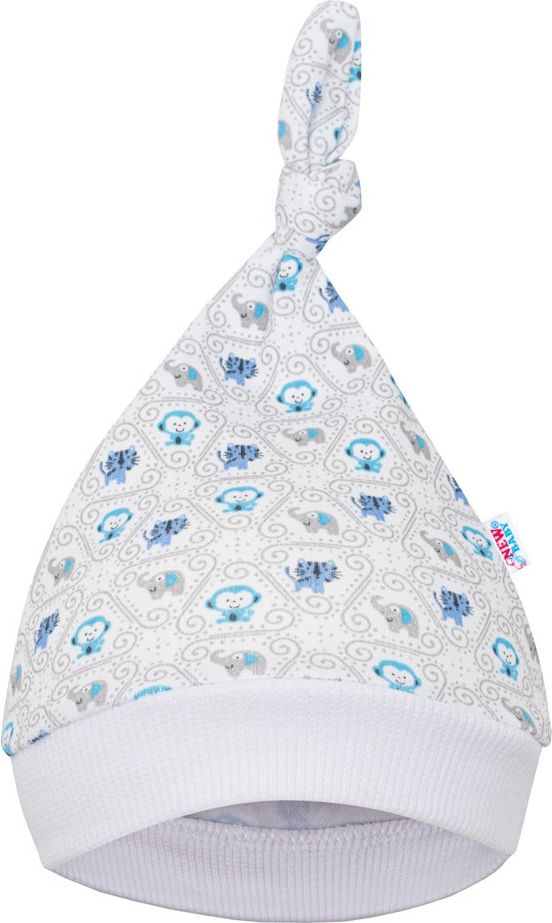 3-dílná bavlněná kojenecká souprava New Baby Kiddy bílo-modrá 68 (4-6m) - obrázek 4