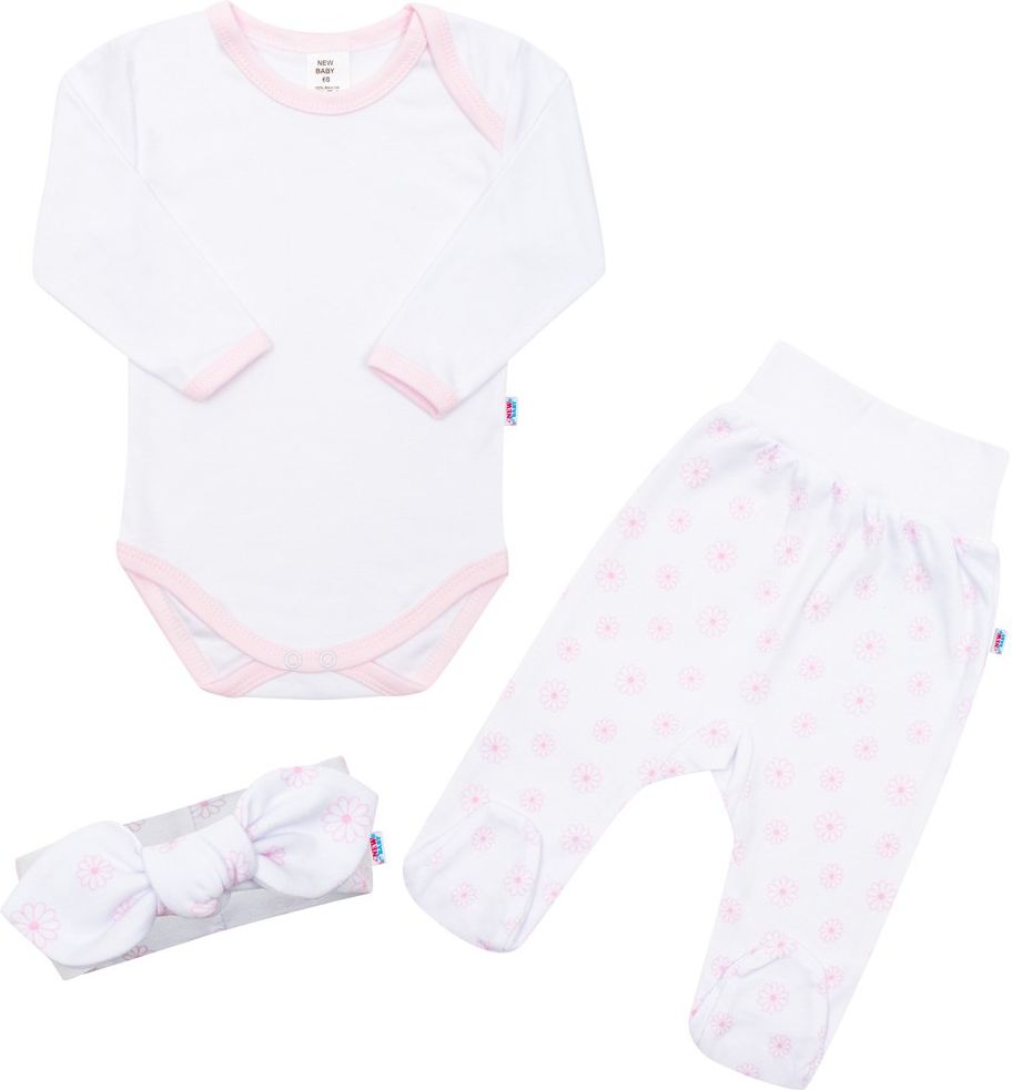 3-dílná bavlněná kojenecká souprava New Baby Lili 80 (9-12m) - obrázek 1