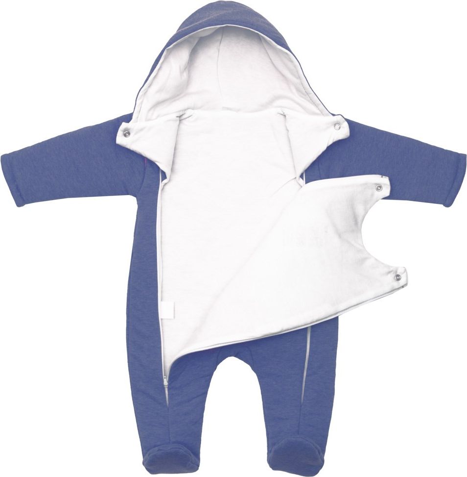 Zimní kombinézka New Baby Winter Elephant jeans 56 (0-3m) - obrázek 2