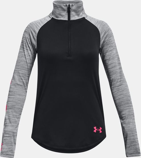 Tech Graphic Half Zip Triko dětské Under Armour | Černá | Dívčí | XL - obrázek 1