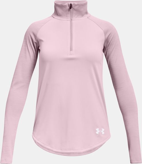 Tech Graphic Half Zip Triko dětské Under Armour | Růžová | Dívčí | L - obrázek 1