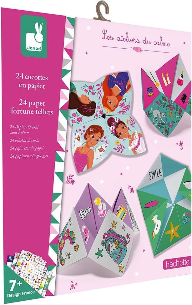 Janod Origami Nebe peklo ráj papírové skládačky - obrázek 1