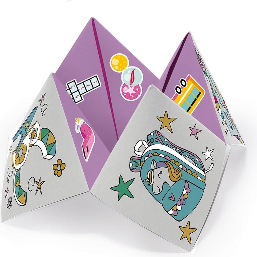 Janod Origami Nebe peklo ráj papírové skládačky - obrázek 3
