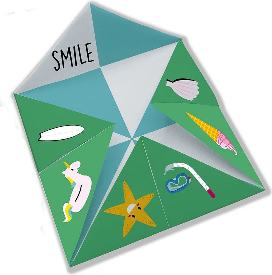 Janod Origami Nebe peklo ráj papírové skládačky - obrázek 4