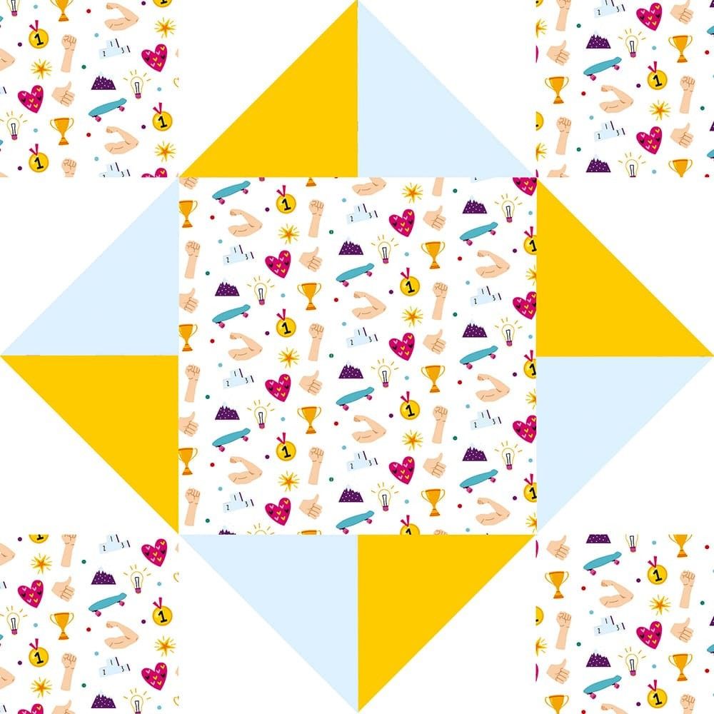 Janod Origami Nebe peklo ráj papírové skládačky - obrázek 7