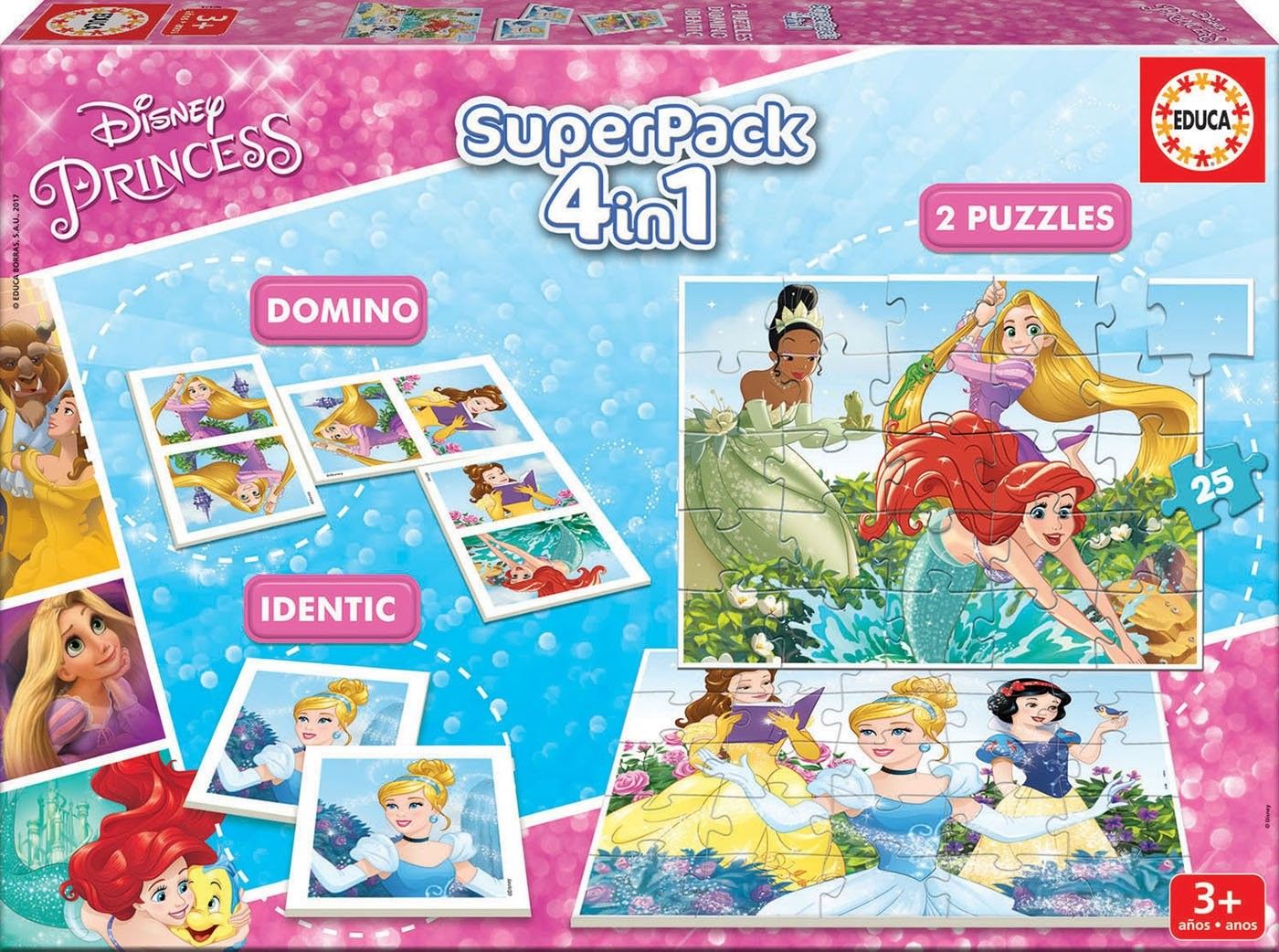 Educa Soubor her 4v1 Disney princezny - obrázek 1