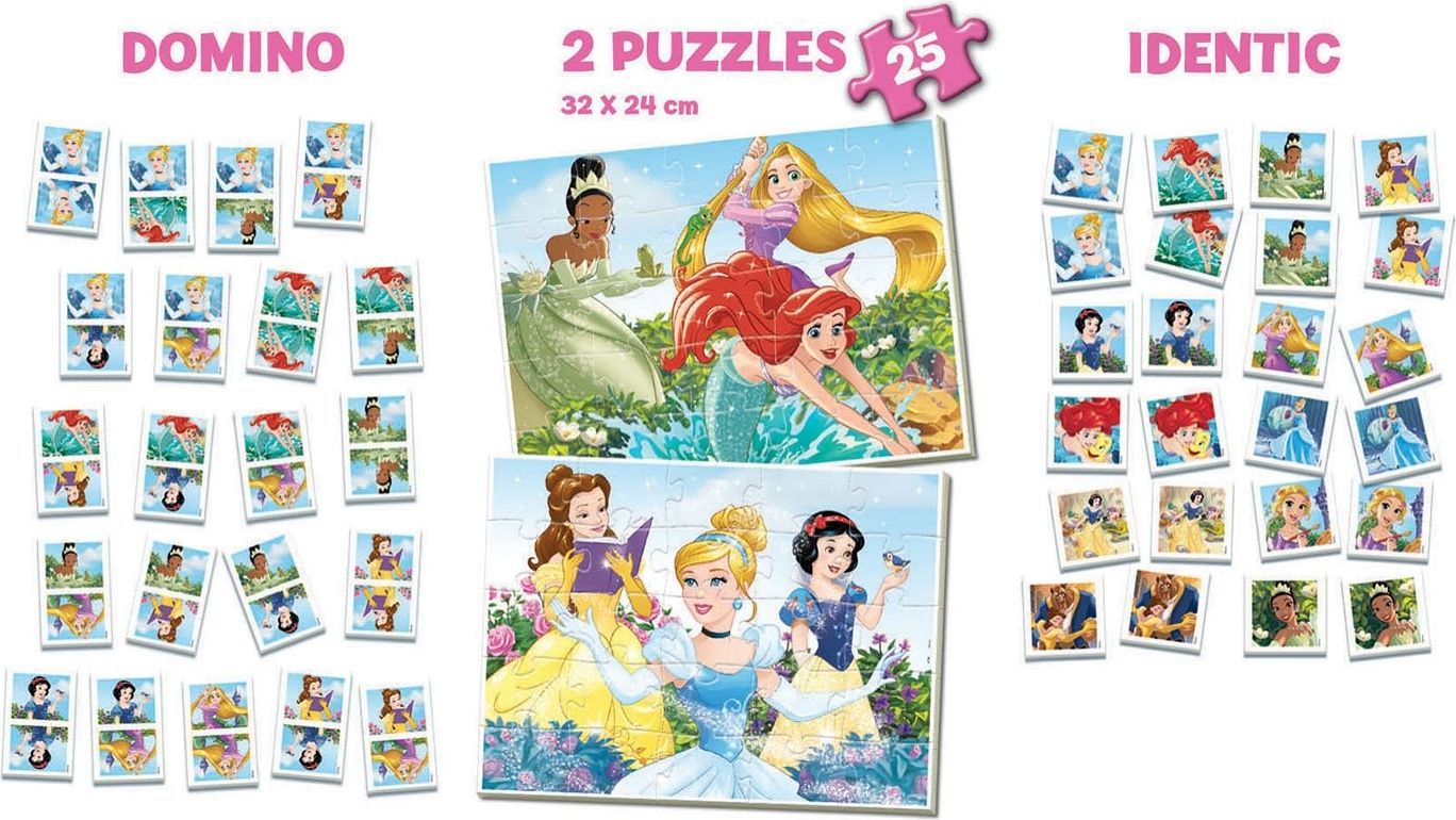 Educa Soubor her 4v1 Disney princezny - obrázek 2