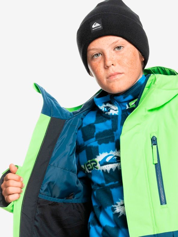Mission Solid Bunda dětská Quiksilver | Zelená | Chlapecké | 8 - obrázek 7
