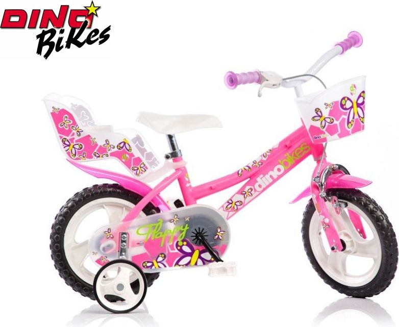 Dino Bikes Dětské kolo růžové - obrázek 1