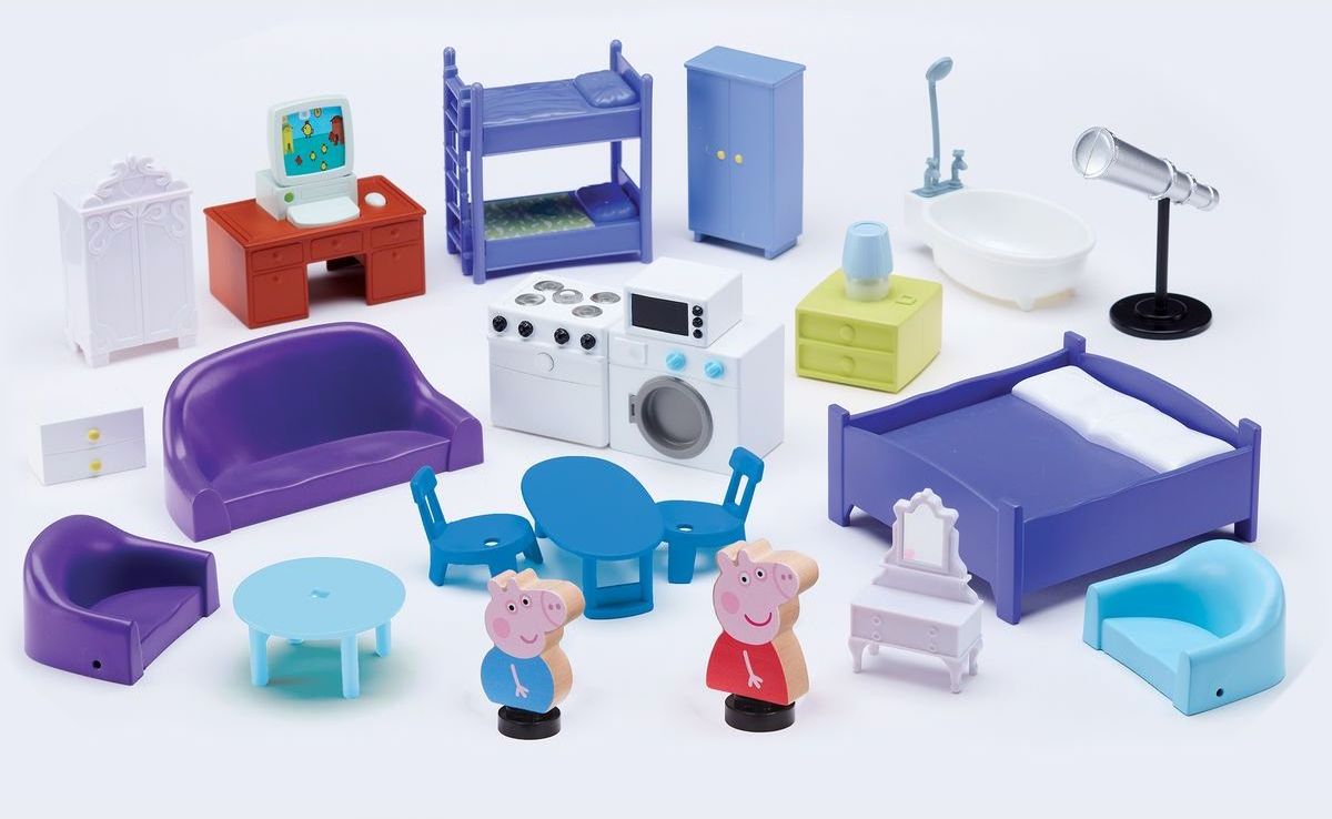 Peppa Pig velký dřevěný rodinný dům se světlem a zvukem - obrázek 3
