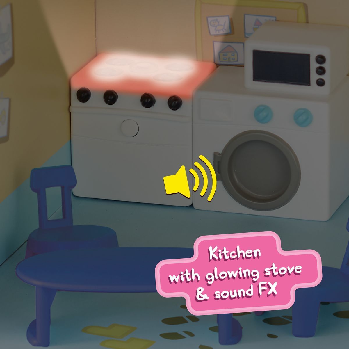 Peppa Pig velký dřevěný rodinný dům se světlem a zvukem - obrázek 5