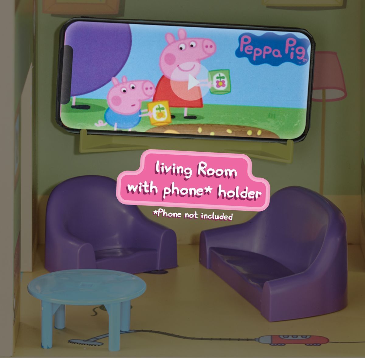 Peppa Pig velký dřevěný rodinný dům se světlem a zvukem - obrázek 7