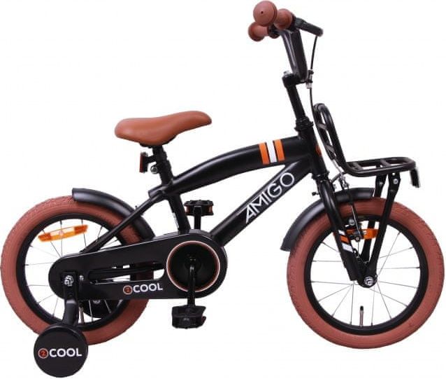 Amigo 2Cool dětské kolo pro kluky, 14", černé - obrázek 1