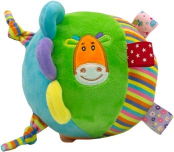 Tulilo Plyšový míček Žirafa - zelený