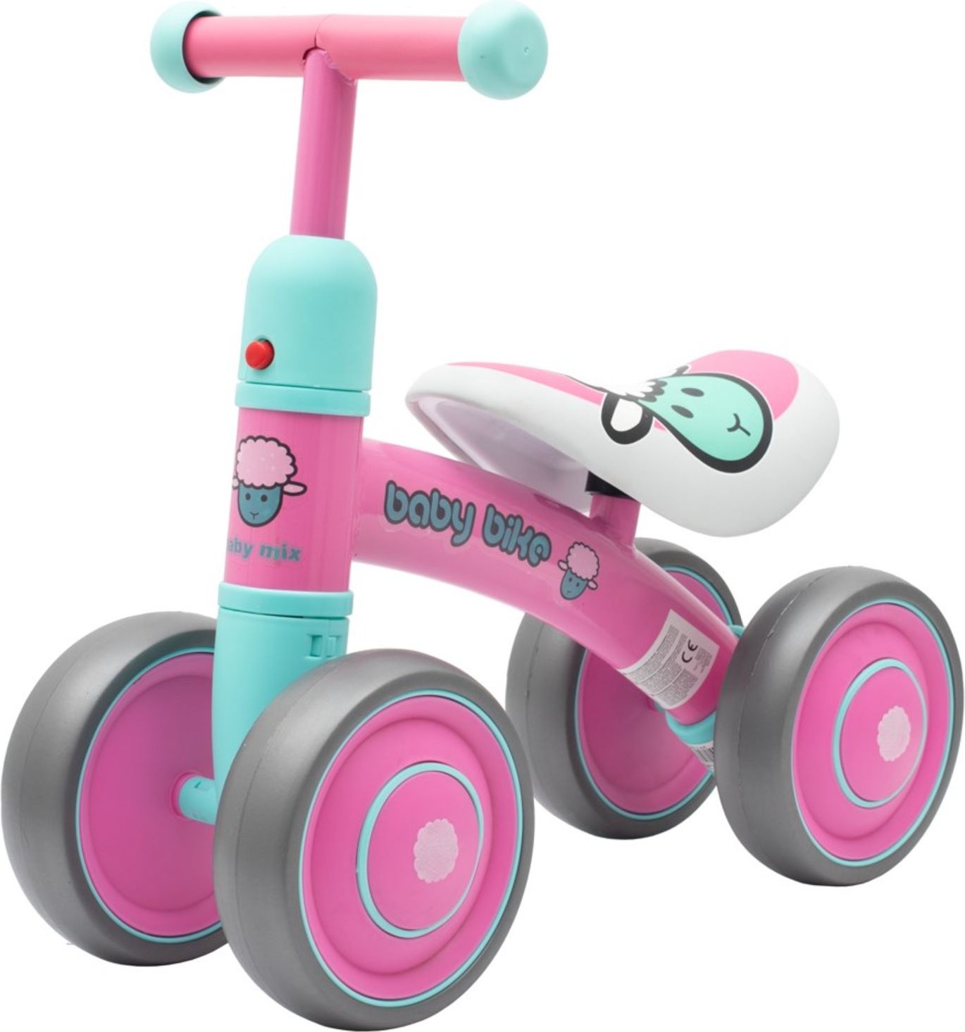 Dětske odrážedlo Baby Bike značky Baby Mix, barva růžová - obrázek 1