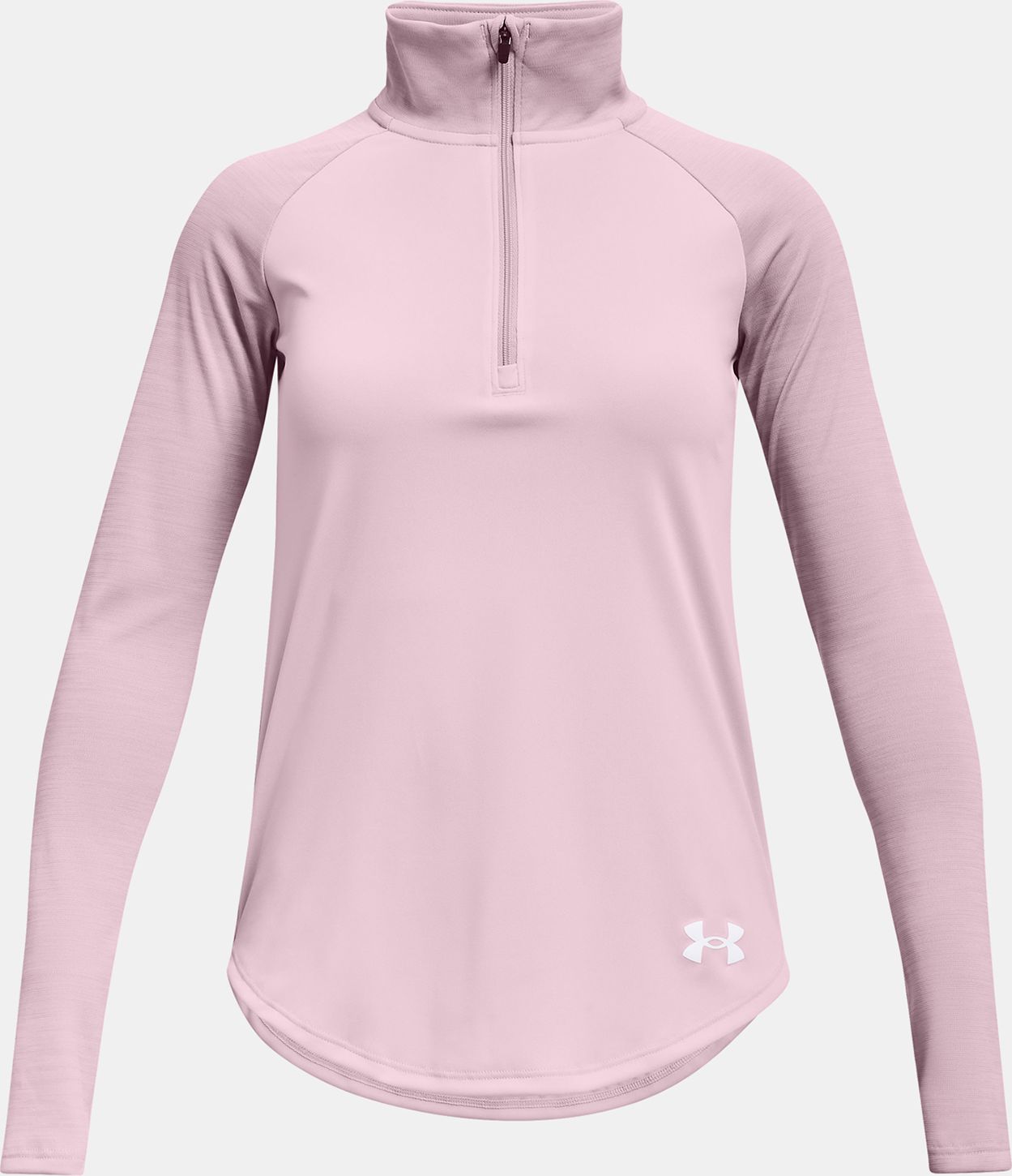 Tričko Under Armour Tech Graphic Half Zip - růžová - 176 - obrázek 1