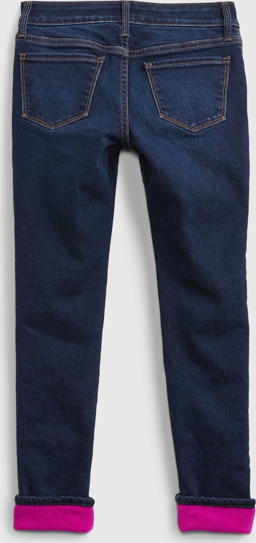 Dívky - Dětské zateplené džíny skinny Washwell Modrá - 116 - obrázek 3