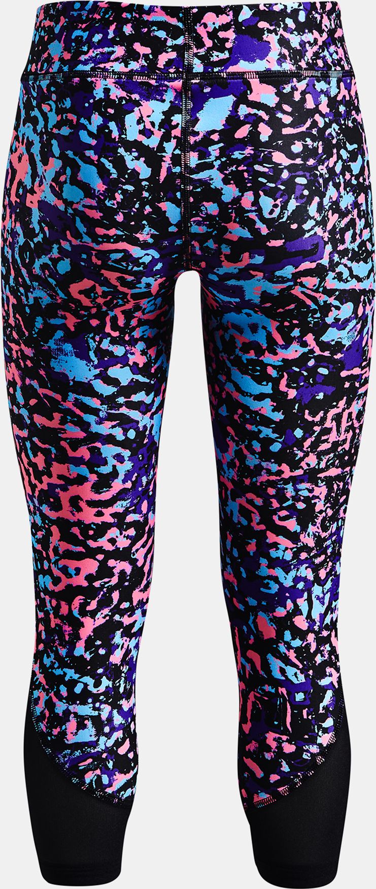 Legíny Under Armour HG Armour Printed Ankle Crop - černá - 140-152 - obrázek 2