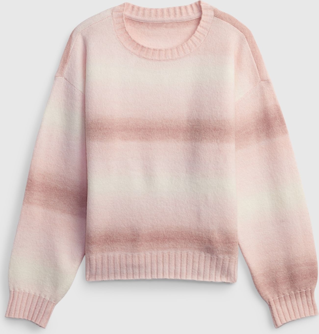 Dívky - Dětský pletený svetr Růžová - 98-110 - obrázek 1