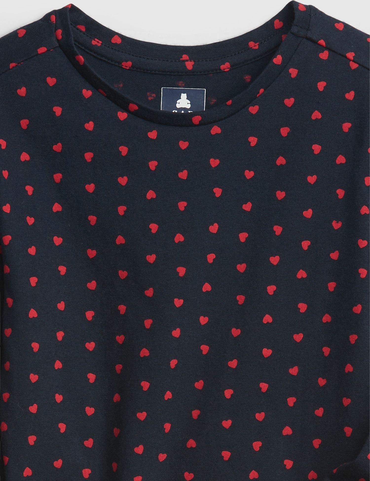 Dívky - Dětské tričko print organic Modrá - 80-86 - obrázek 3