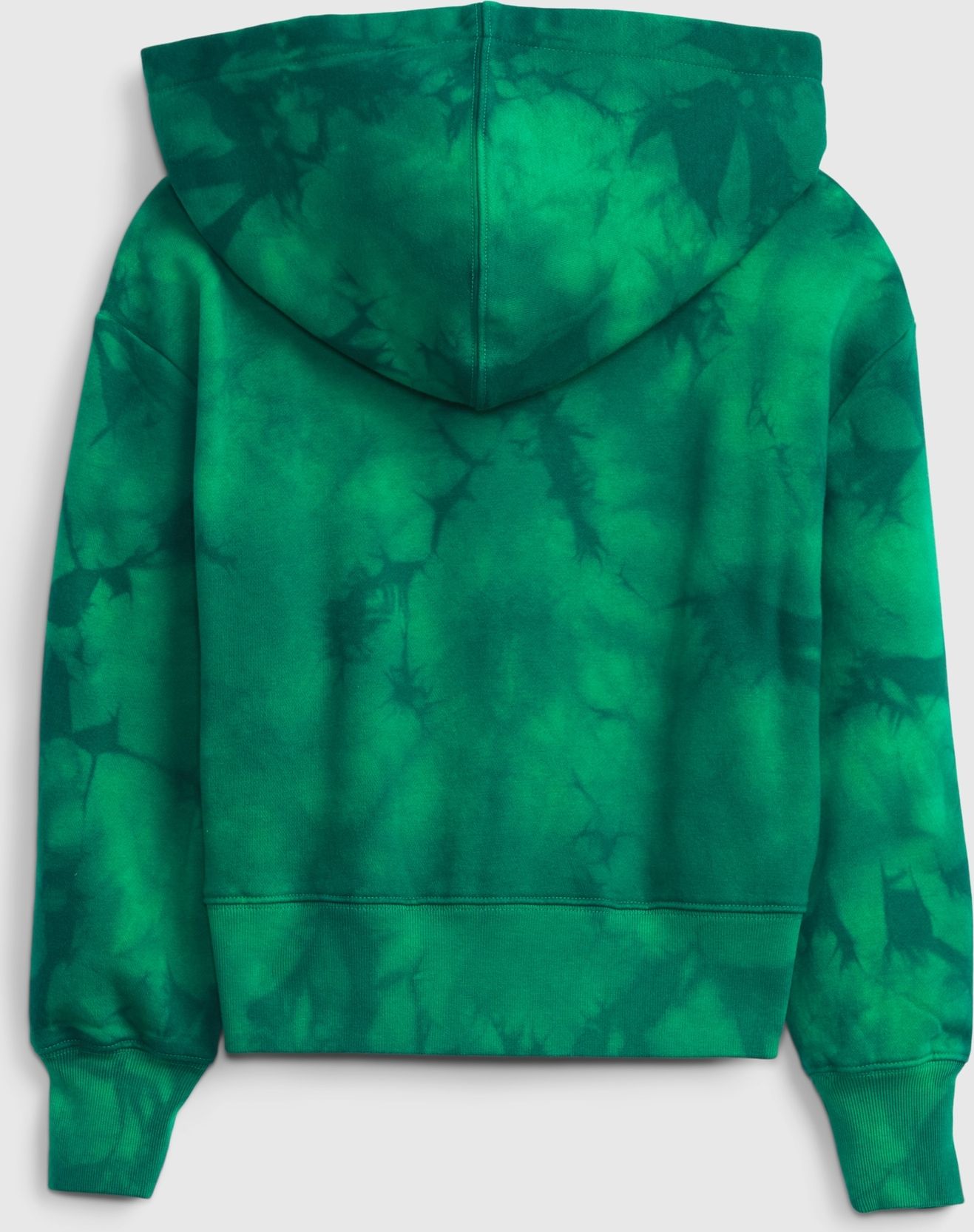 Dívky - Dětská mikina hoodie batika Zelená - 104 - obrázek 3