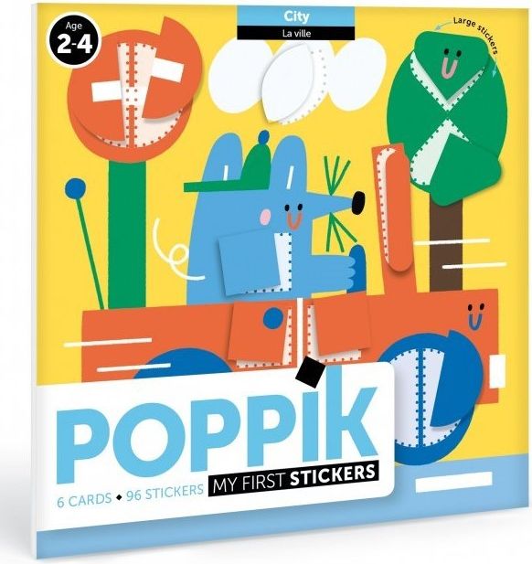 Poppik moje první samolepky Ve městě - obrázek 1