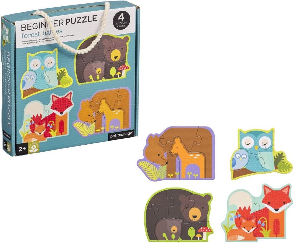 Petit Collage První puzzle lesní zvířátka - obrázek 1