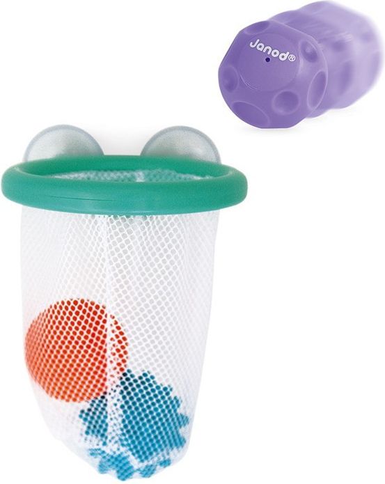 Hračka do vody - Basketbalový koš s 3 balónky (Janod) - obrázek 1