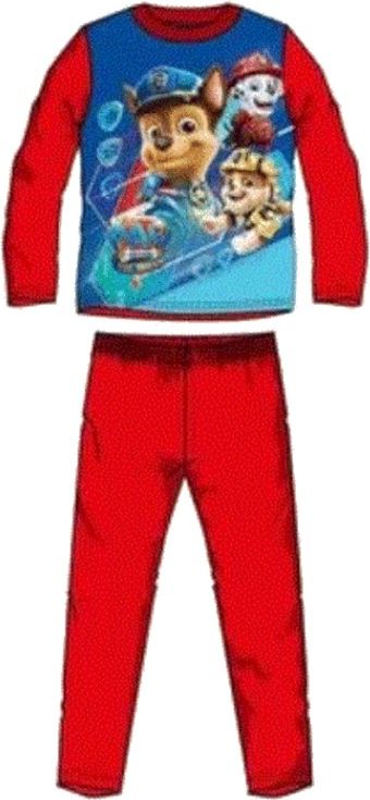 Sun City - Chlapecké / dětské bavlněné pyžamo Tlapková patrola / Paw Patrol - červené 104 - obrázek 1