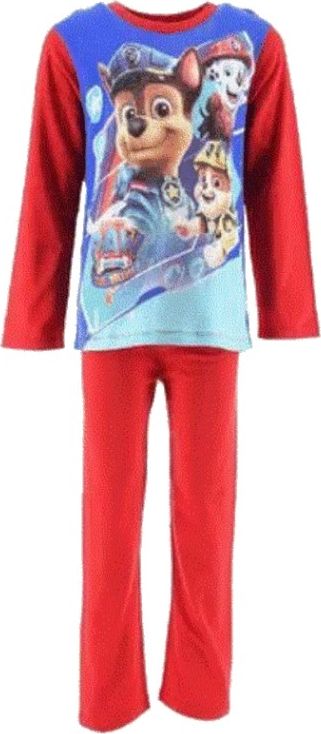 Sun City - Chlapecké / dětské bavlněné pyžamo Tlapková patrola / Paw Patrol - červené 104 - obrázek 2
