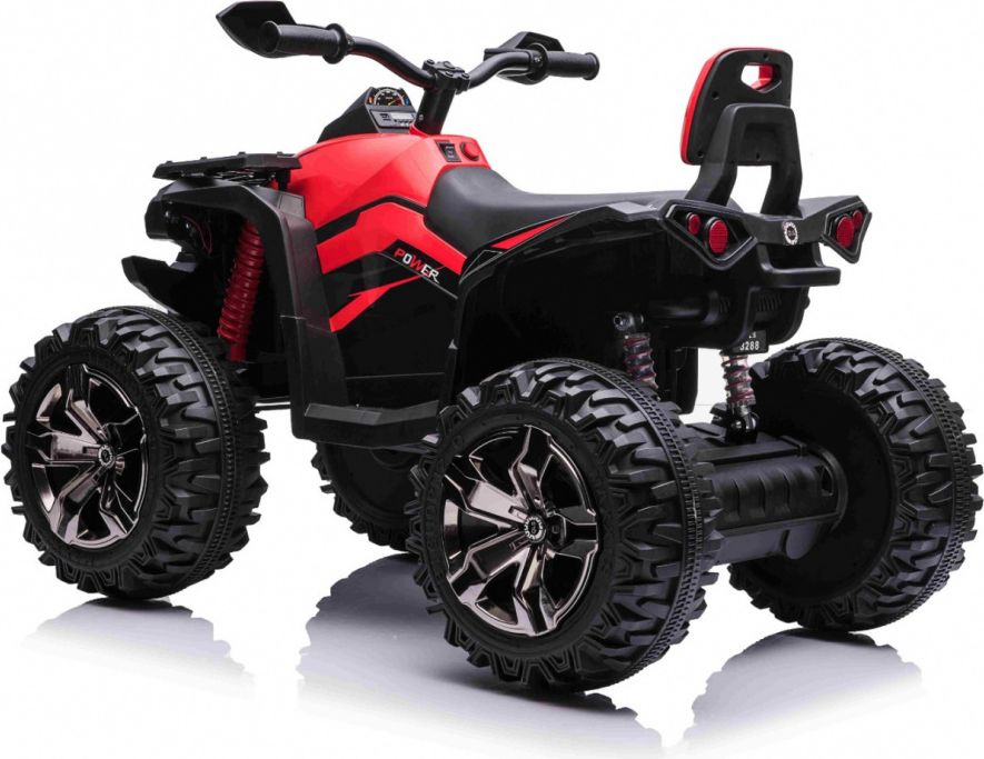 Dětská elektrická čtyřkolka ATV Power 4x4 - červená - obrázek 2