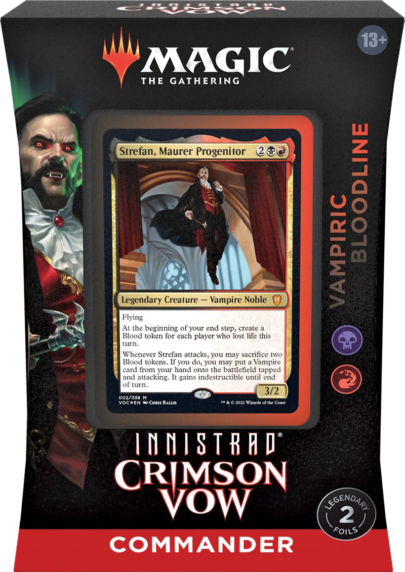 Wizards of the Coast Magic The Gathering: Innistrad: Crimson Vow Commander Deck Varianta: Vampiric Bloodline - obrázek 1