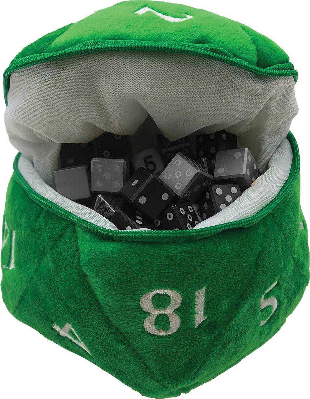 Ultra Pro UP - D20 Plush Dice Bag Barva: zelená - obrázek 1