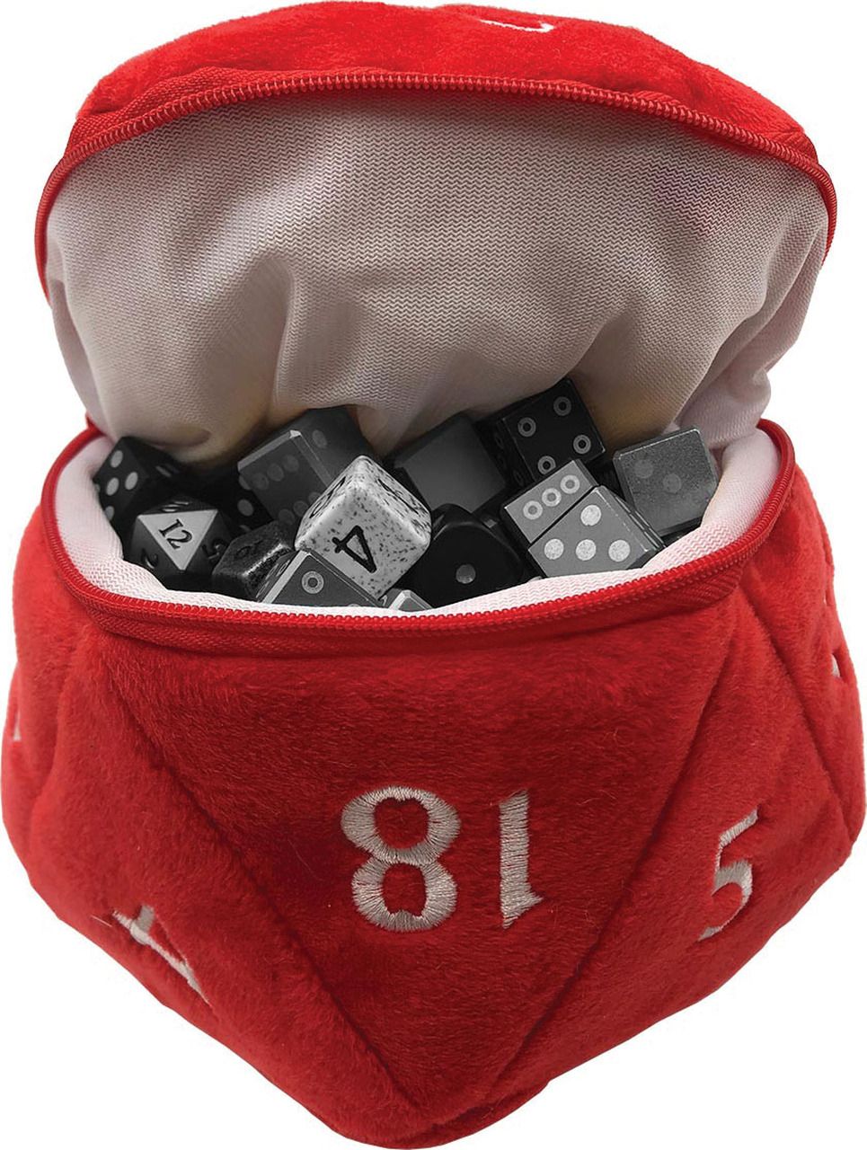 Ultra Pro UP - D20 Plush Dice Bag Barva: zelená - obrázek 3
