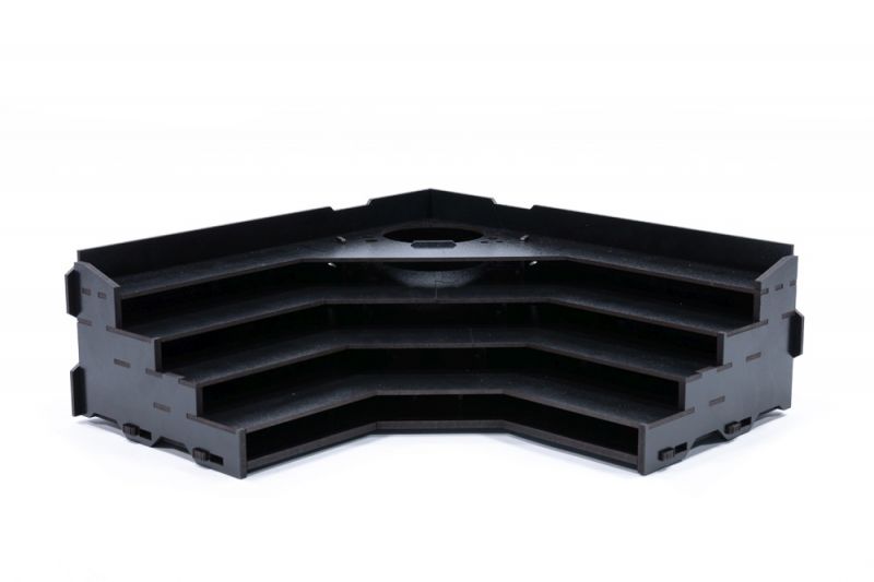 Kraken Wargames Black Paint Rack: Eck Farbregal Top (Tribüne) - obrázek 2