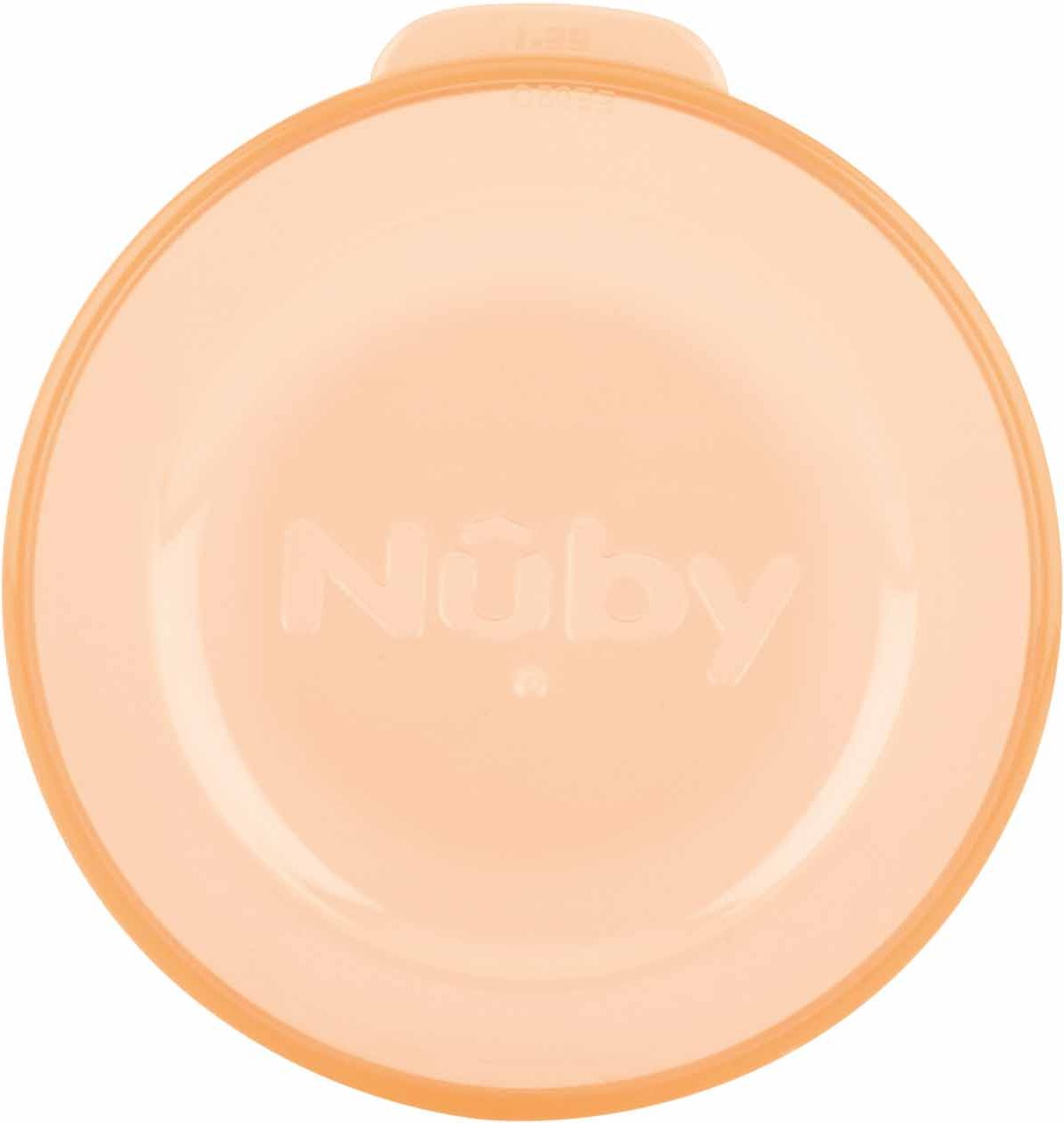 NUBY Hrneček netekoucí 360° 300ml, 6 m+ modrá/oranžová - obrázek 2