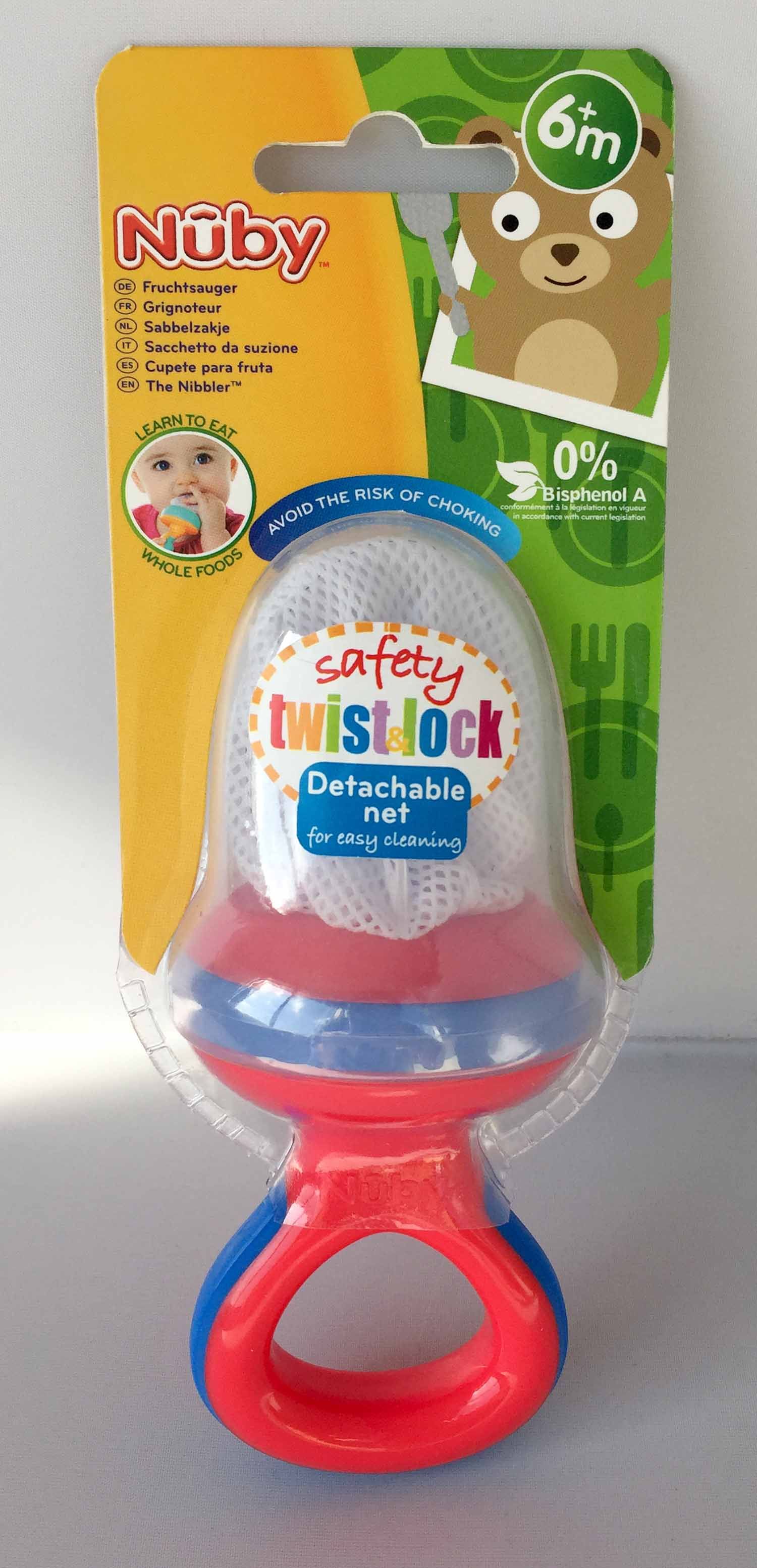 Nuby síťka na krmení červená - obrázek 5