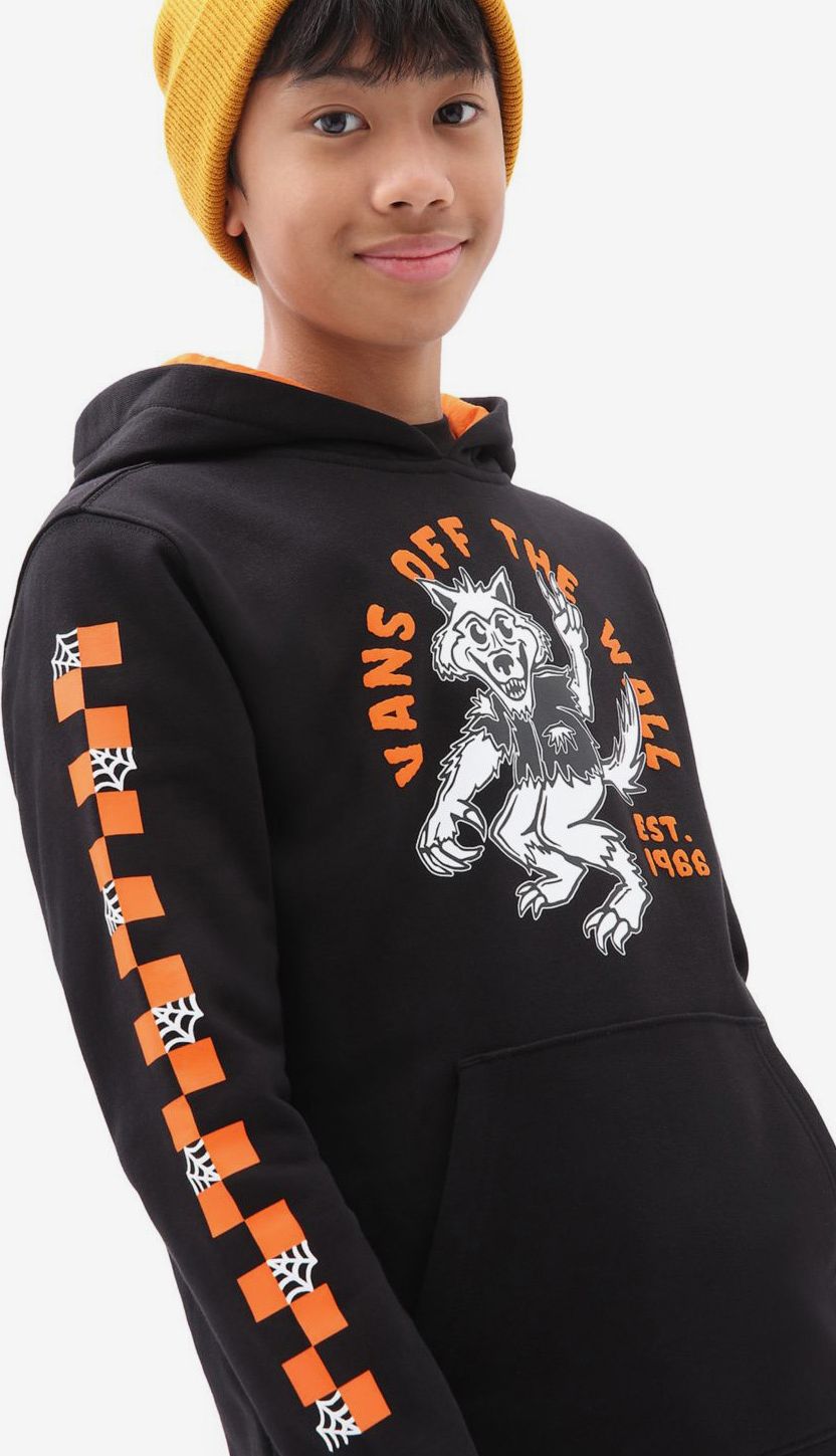 Černá klučičí mikina s kapucí VANS - 134 - obrázek 3