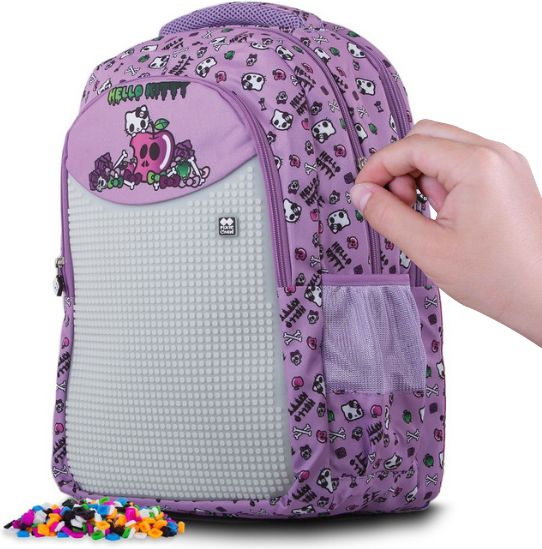 PIXIE CREW studentský batoh HELLO KITTY fialový - obrázek 1