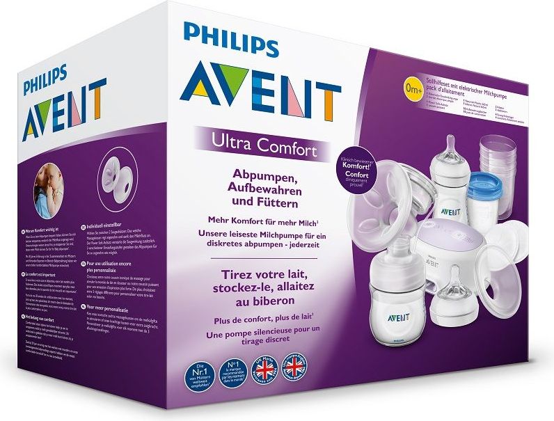 AVENT Odsávačka mateřského mléka Natural elektronická – sada pro kojení - obrázek 3