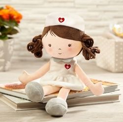 Panenka hadrová 32cm - ZDRAVOTNÍ SESTRA GRACE bílá - BabyOno - obrázek 4